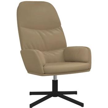 Relaxačné kreslo kapučíno umelá koža, 341059