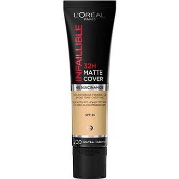 LORÉAL PARIS Infaillible 24H Matte Cover 200 Golden Sand 35 ml (3600523784455)