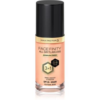 Max Factor Facefinity All Day Flawless dlhotrvajúci make-up SPF 20 odtieň 35 Pearl Beige 30 ml