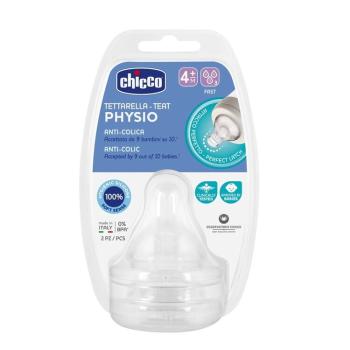 Chicco cumlík na fľašu Perfect 5/Well Being fyziologický rýchly prietok 2 ks V001517,CHICCO Cumlík na fľašu Perfect 5/Well-Being fyziologický rýchly p