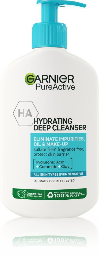 Garnier Hydratačný čistiaci gél proti nedokonalostiam pleti Pure Active (Hydrating Deep Cleanser) 250 ml