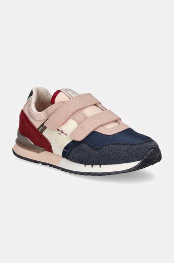 Tenisky Pepe Jeans LONDON COLORS tmavomodrá farba, PGS40007