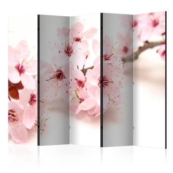 Paraván Cherry Blossom Dekorhome 225x172 cm (5-dielny)