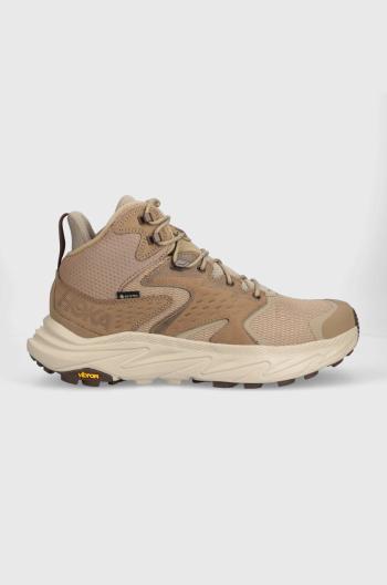 Topánky Hoka Anacapa 2 Mid GTX pánske, béžová farba, jemne zateplené, 1141633
