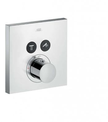 AXOR - ShowerSelect Termostat pod omietku na 2 spotrebiče, chróm 36715000