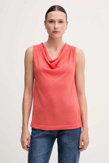 Top United Colors of Benetton oranžová farba, 123VD10DD