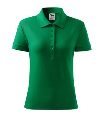 MALFINI Dámska polokošeľa Cotton Heavy - Stredne zelená | XS