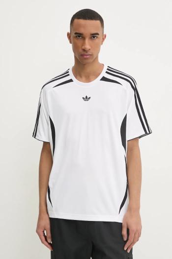 Tričko adidas Originals TEAMGEIST TEE pánske, biela farba, s nášivkou, JP1113