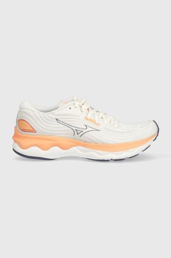 Bežecké topánky Mizuno Wave Skyrise 4 biela farba