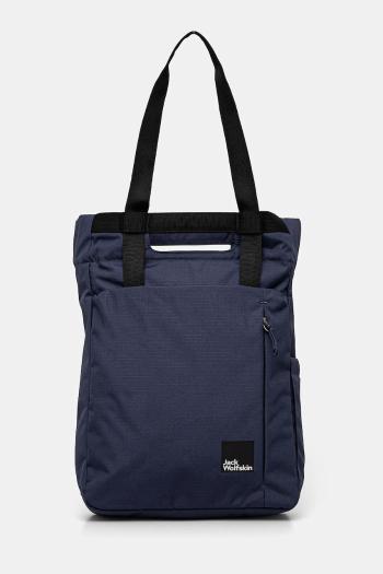 Ruksak Jack Wolfskin Eve tmavomodrá farba, veľký, s potlačou, A64014