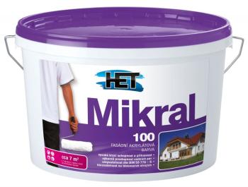 MIKRAL 100 - Fasádna hladká akrylátová farba biela 7 kg