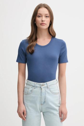 Bavlnené tričko United Colors of Benetton dámske, fialová farba, 3GA2E16A0