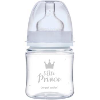 Canpol babies Royal Baby dojčenská fľaša 0m+ Blue 120 ml