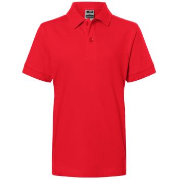 James & Nicholson Detská polokošeľa JN070k - Signálna červená | XL