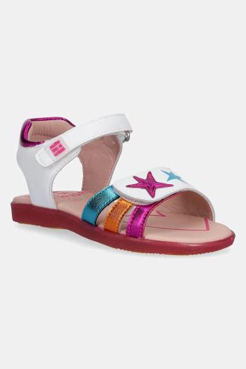 Detské kožené sandále Agatha Ruiz de la Prada biela farba, 252960