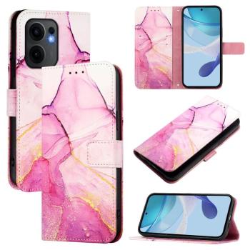 ART MARBLE Peňaženkový kryt pre Oppo Reno13 F 5G PINK PURPLE