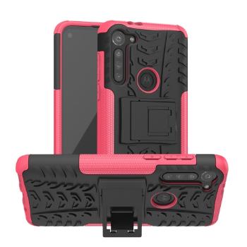 STAND Extra odolný obal Motorola Moto G8 Power ružový