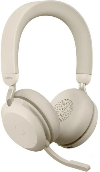 Vezeték nélküli fül-/fejhallgató Jabra Evolve2 75 MS Stereo USB-A Beige