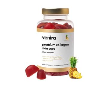 Venira Premiové kolagénové cukríky pre pleť - ananás 42 ks
