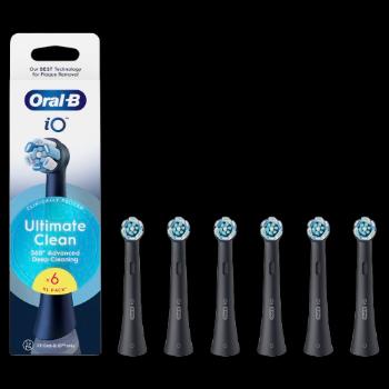 ORAL-B iO Series Ultimate Clean kefkové hlavy čierne 6 ks