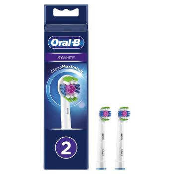 Oral B Náhradné kefové hlavice s Technológiou Clean Maxi miser 3D White 4 ks