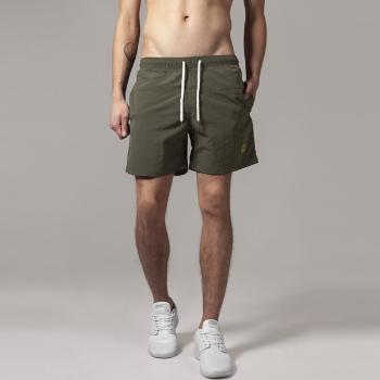 Urban Classics Block Swim Shorts olive/olive - L