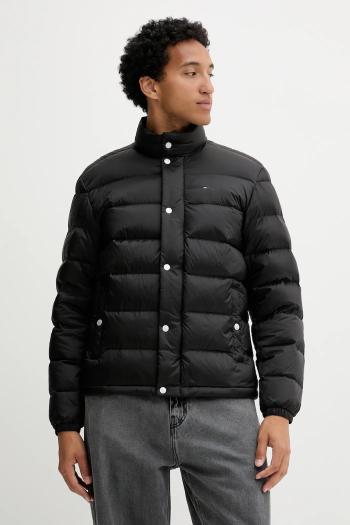 Páperová bunda Tommy Jeans čierna farba, zimná, DM0DM21937