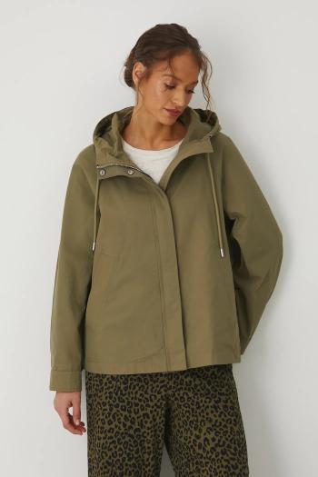 Bunda parka Medicine dámska, zelená farba, prechodná, oversize