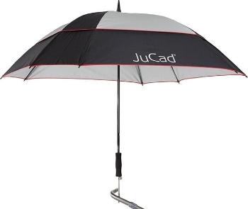 Jucad Telescopic Windproof With Pin Dáždnik Black/Silver/Red