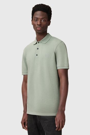 Bavlnené polo tričko AllSaints REFORM bordová farba, jednofarebné, M075PB