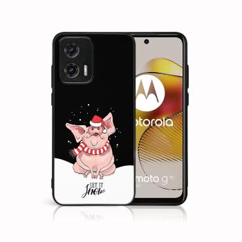 MY ART Kryt s vianočným dizajnom Motorola Moto G73 5G LET IT SNOW (075)