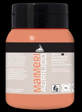 MAIMERI ACRILICO - Akrylové farby 210 - venetian rose, 0,5 L