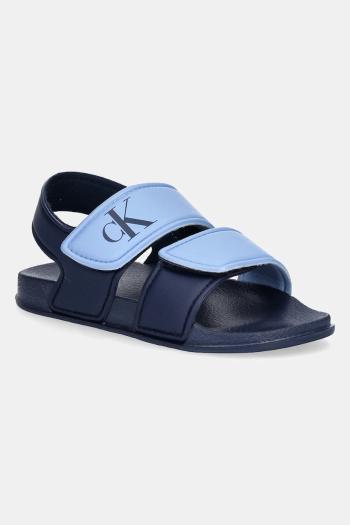 Detské sandále Calvin Klein Jeans tmavomodrá farba, V1X2-83030