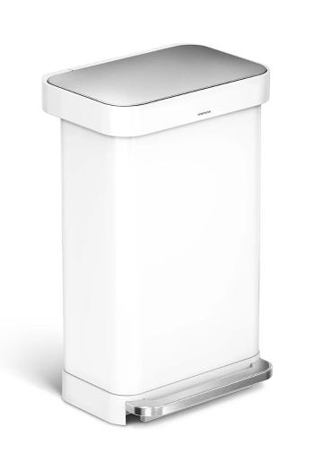Odpadkový kôš Simplehuman 45 L biela farba