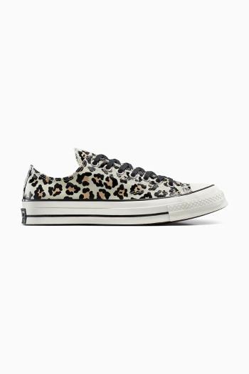 Tenisky Converse Chuck 70 Glow In The Dark Leopard béžová farba, A15033C