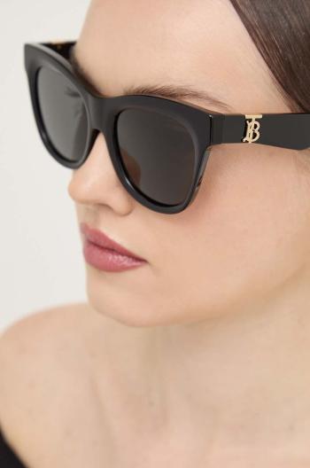 Slnečné okuliare Burberry dámske, čierna farba, 0BE4418,