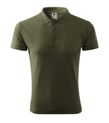 MALFINI Pánska polokošeľa Pique Polo - Military | XXXL