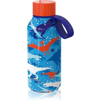 Quokka Solid Kids termofľaša s pútkom Dinosaur 330 ml