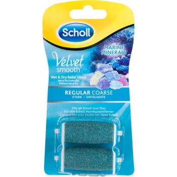 Scholl Velvet Smooth Regular Coarse náhradná hlavica do elektrického pilníku na chodidlá 2 ks