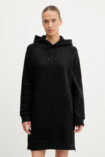 Bavlnené šaty The North Face čierna farba, mini, rovný strih, NF0A8E48JK31