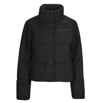 Only  ONLWIKI BOUCLE MIX PUFFER JACKET OTW  Bundy Čierna