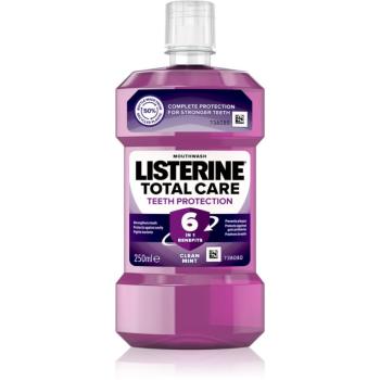 Listerine Total Care Teeth Protection ústna voda pre kompletnú ochranu zubov a svieži dych Clean Mint 250 ml