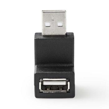 Nedis CCGB60930BK - USB 2.0 Adaptér | USB-A Zástrčka | USB-A Zásuvka | Čierna farba
