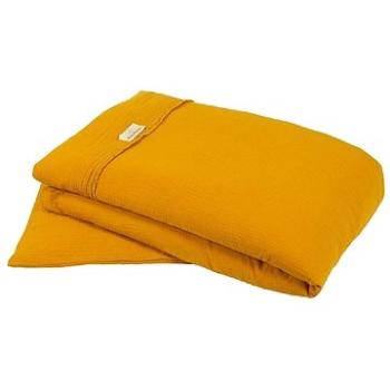 BABYMATEX Bielizeň posteľná Muslin svetlo-horčičná 3-dielna (5902675062244)