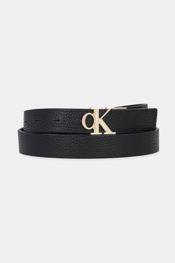 Opasok Calvin Klein Jeans čierna farba, LV04K7005G