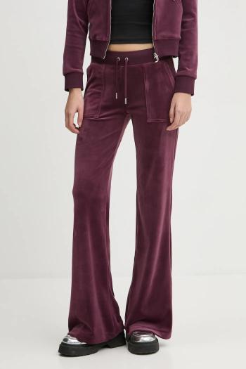 Tepláky Juicy Couture bordová farba, jednofarebné, JCSEBJ001EU