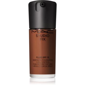 MAC Cosmetics Studio Fix Fluid SPF 15 24HR Matte Foundation + Oil Control zmatňujúci make-up SPF 15 odtieň NC63 30 ml