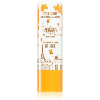 Institut Karité Paris Beeswax & Shea Lip Stick balzam na pery s bambuckým maslom s vôňou Vanilla 4 g