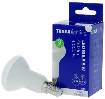 LED izzó TESLA LED REFLECTOR R50, E14, 5 W, 450 lm, 4000 K, nappali fehér