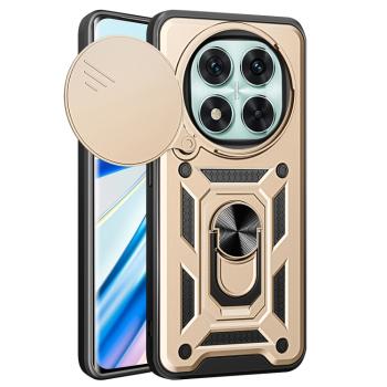 RING CAMERA Kryt s držiakom pre Xiaomi Redmi Note 14 Pro 5G / Poco X7 zlatý
